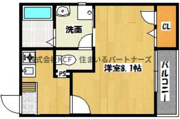 リブレア中央公園通りA棟の物件間取画像